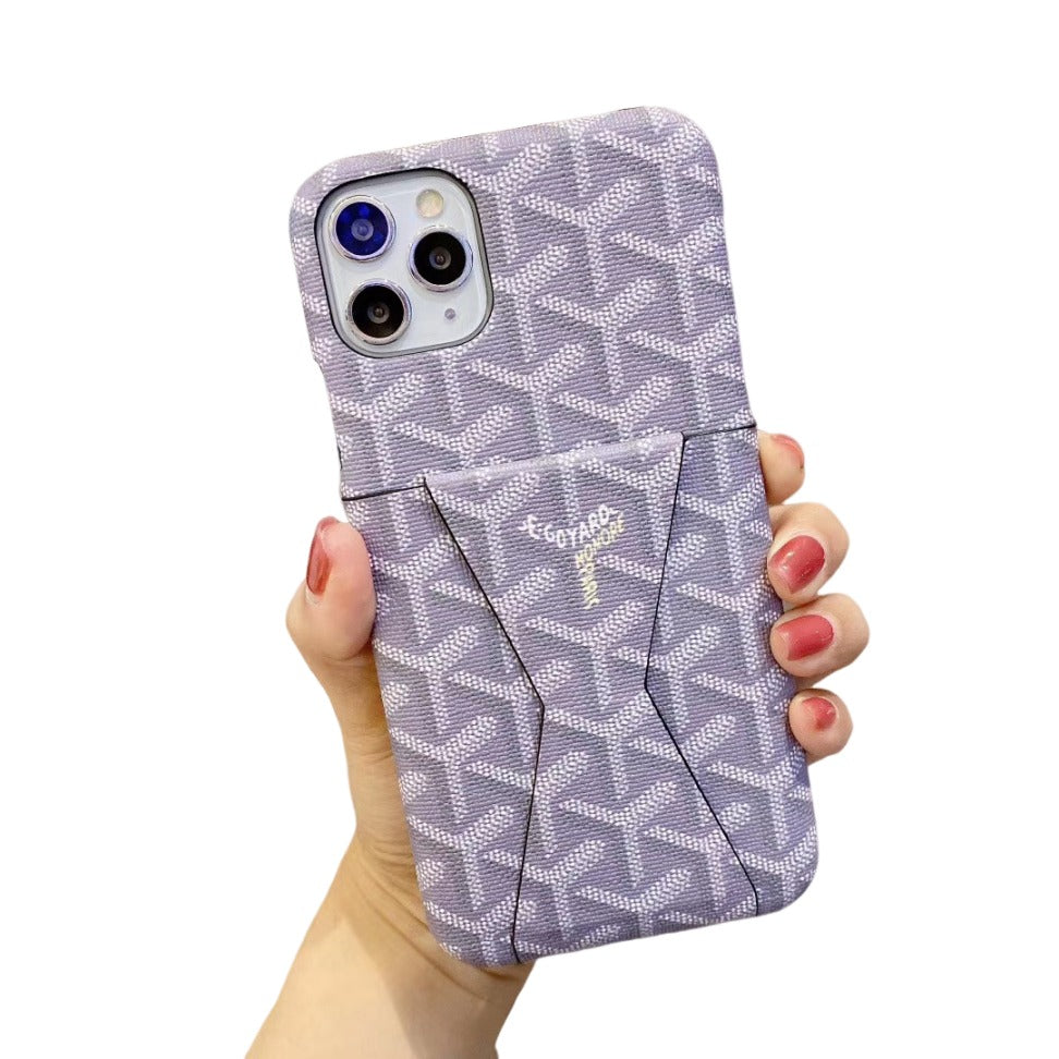 GD Vintage Leather iPhone Wallet Case With Card Holder-BELKCASE