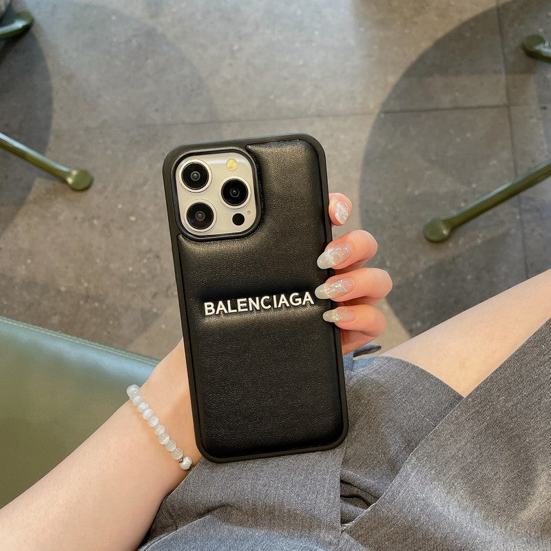 Balenciaga Leather cushion iPhone Case	