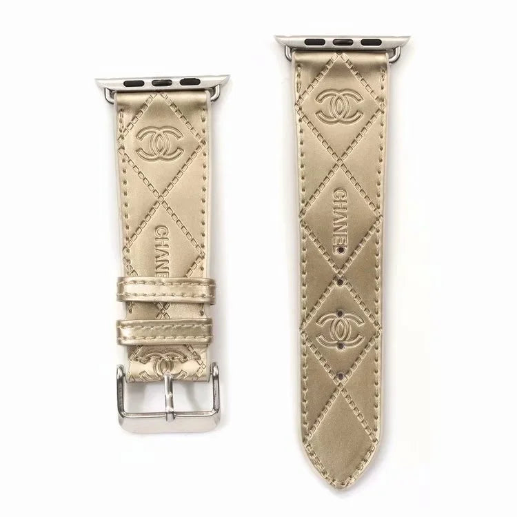 Chanel Luxury Leather Apple Watch Band
