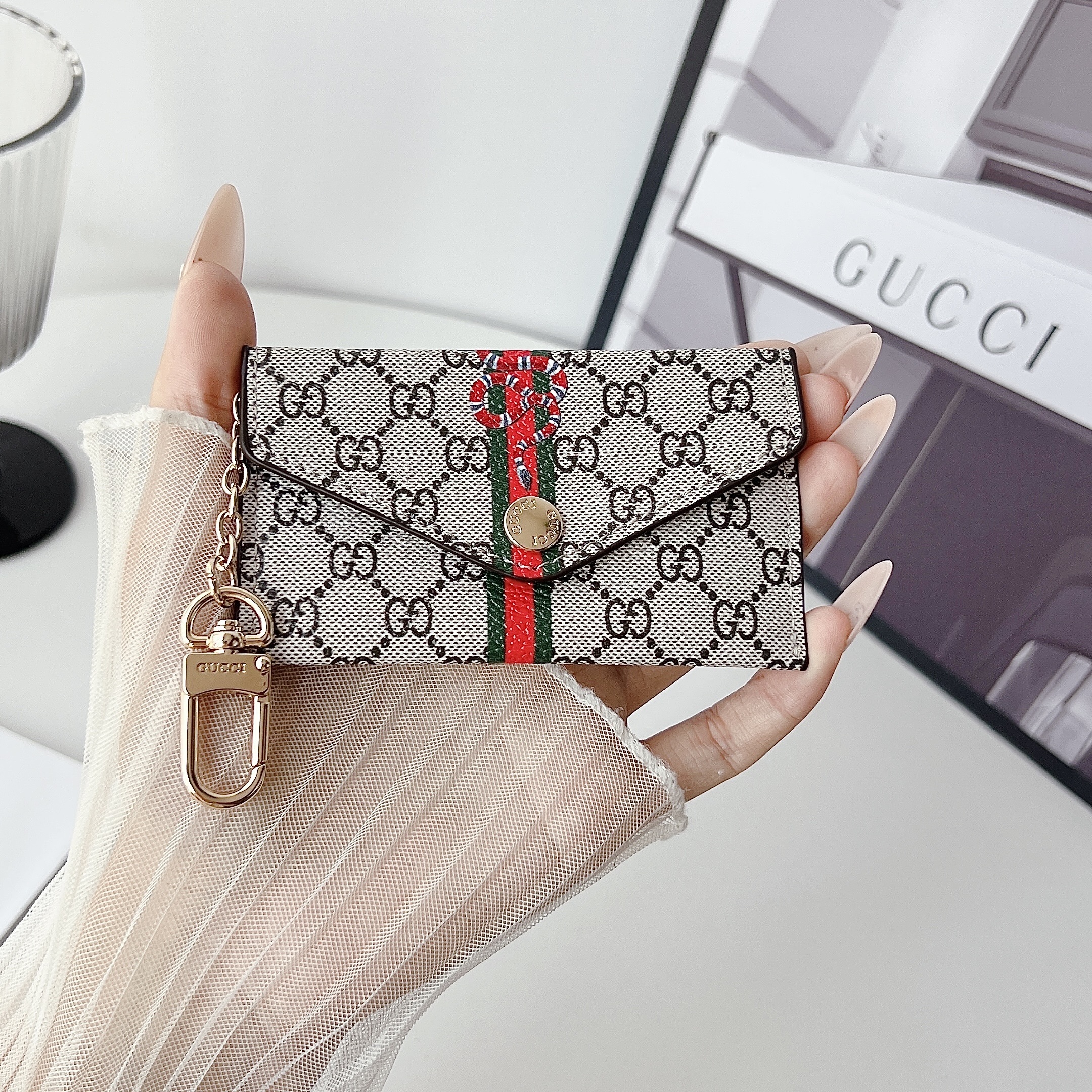 Gucci Luxury Leather Coin Purse