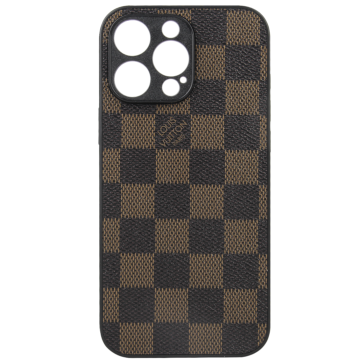 Lattice Monogram Vintage Leather V iPhone Wallet Case