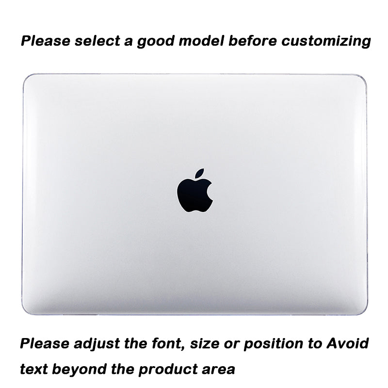Crystal Clear Macbook Case Customizable-BELKCASE