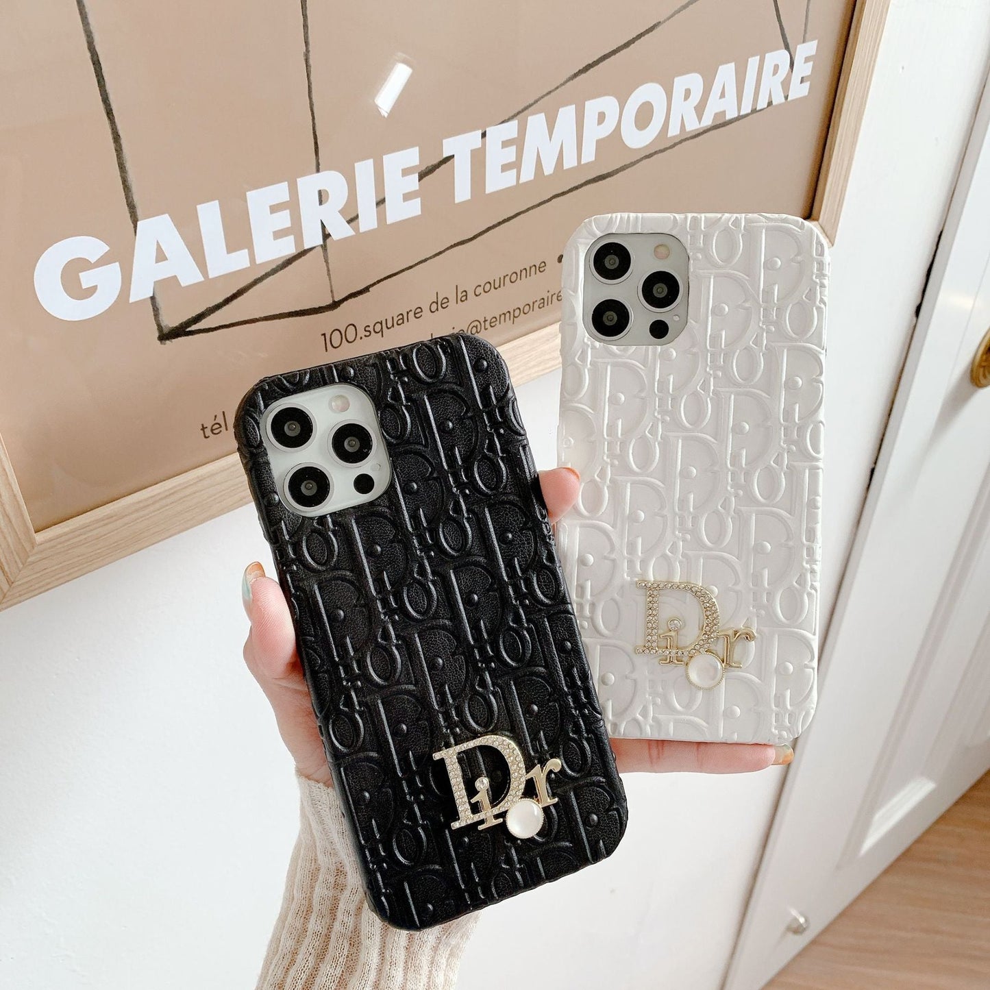 Dior Leather iPhone Case	