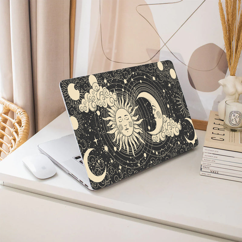 Sun And Moon God Macbook Case-BELKCASE
