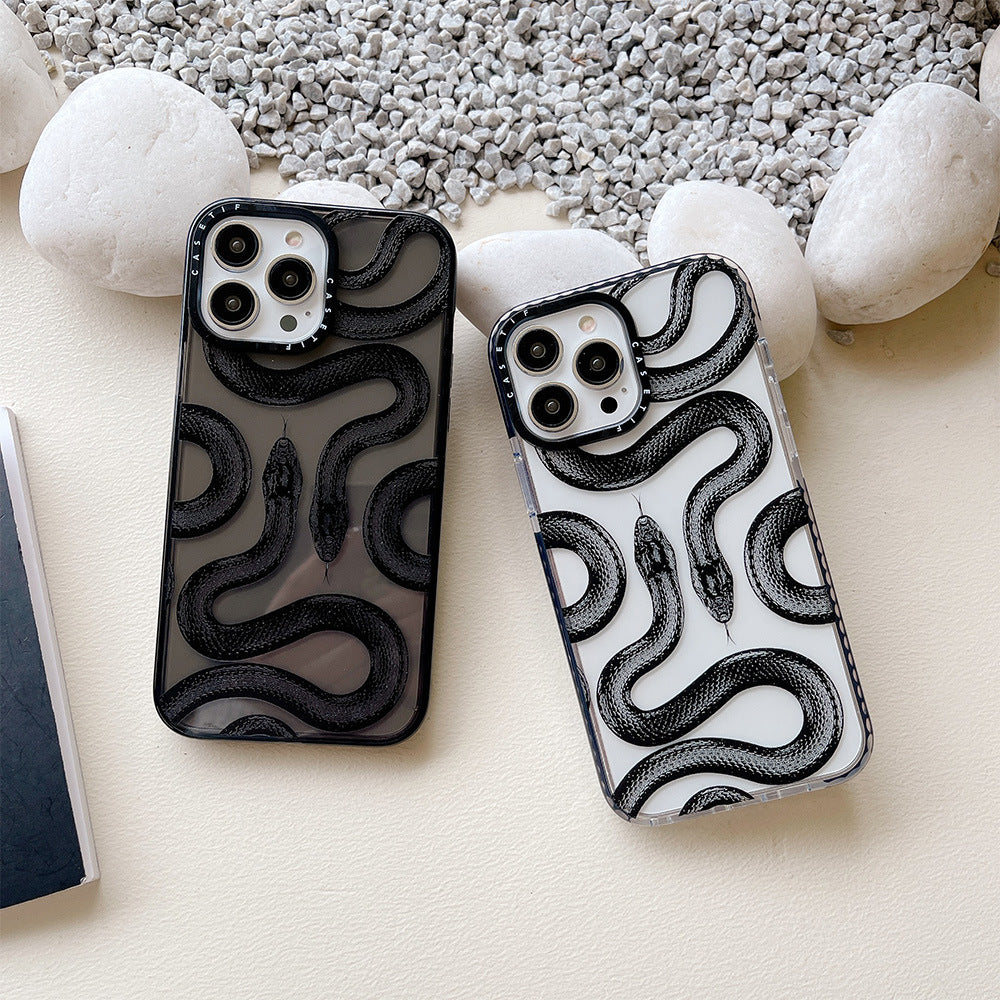 Black Snake King iPhone Case