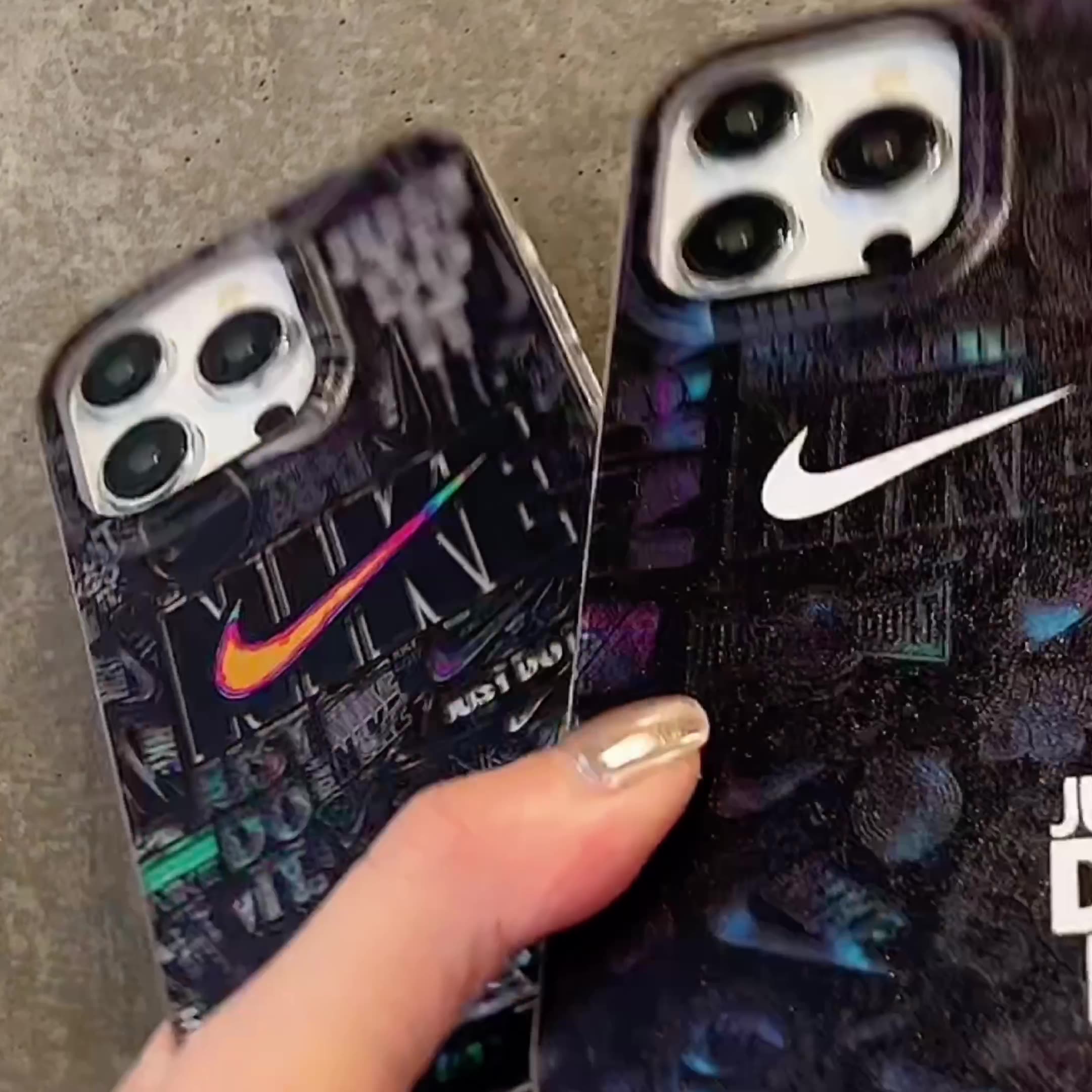 Retro Graffiti N-K iPhone Case