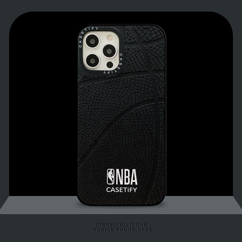 NBA 3D Basketball Texture iPhone Case