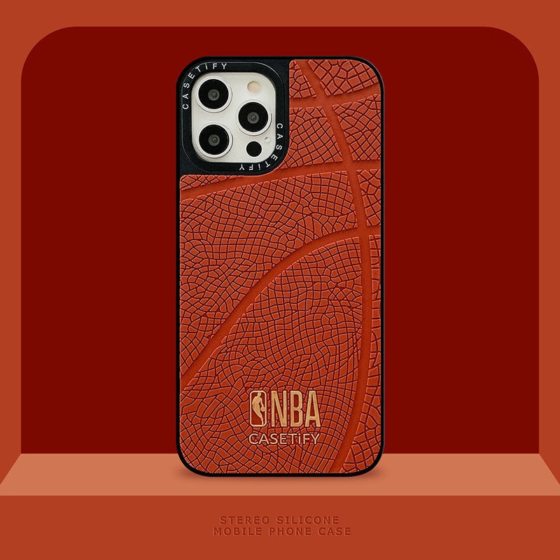 NBA 3D Basketball Texture iPhone Case