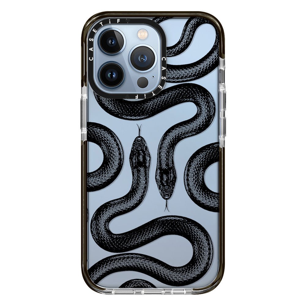 Black Snake King iPhone Case