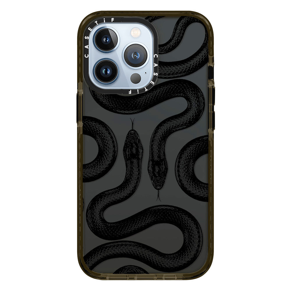 Black Snake King iPhone Case