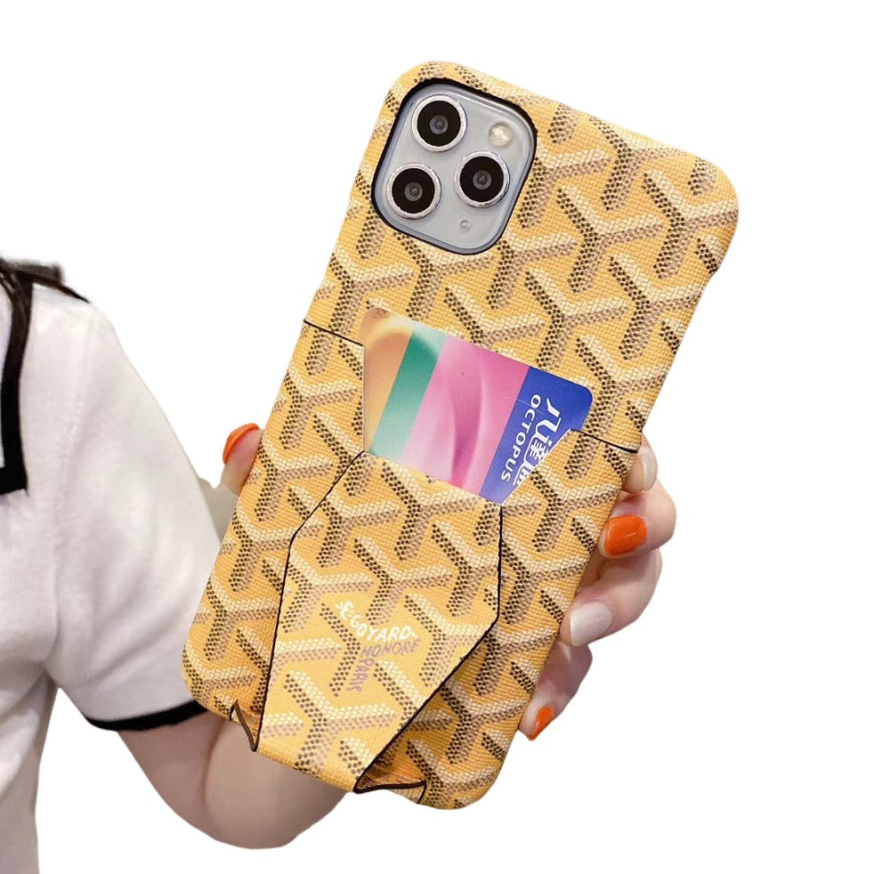 GD Vintage Leather iPhone Wallet Case With Card Holder-BELKCASE