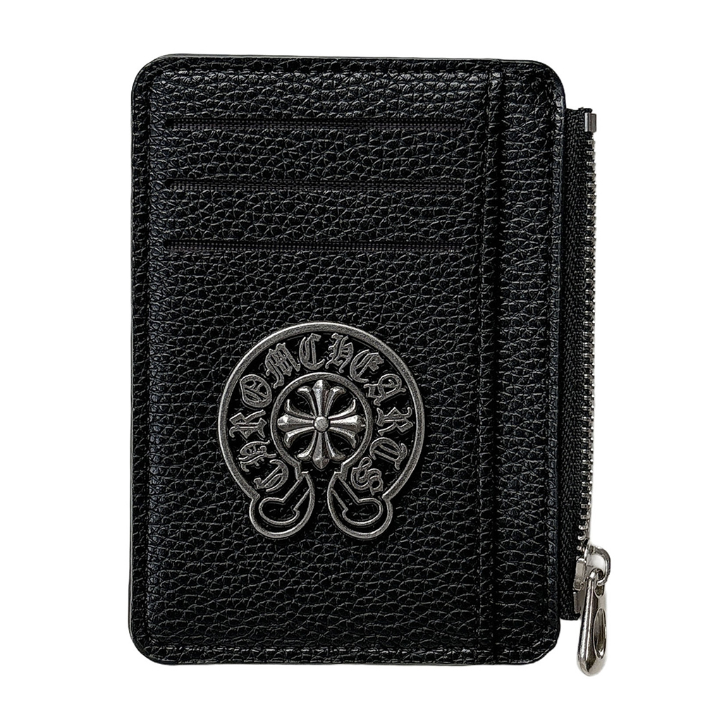Luxury Leather  Zipper Wallet Card Holder 