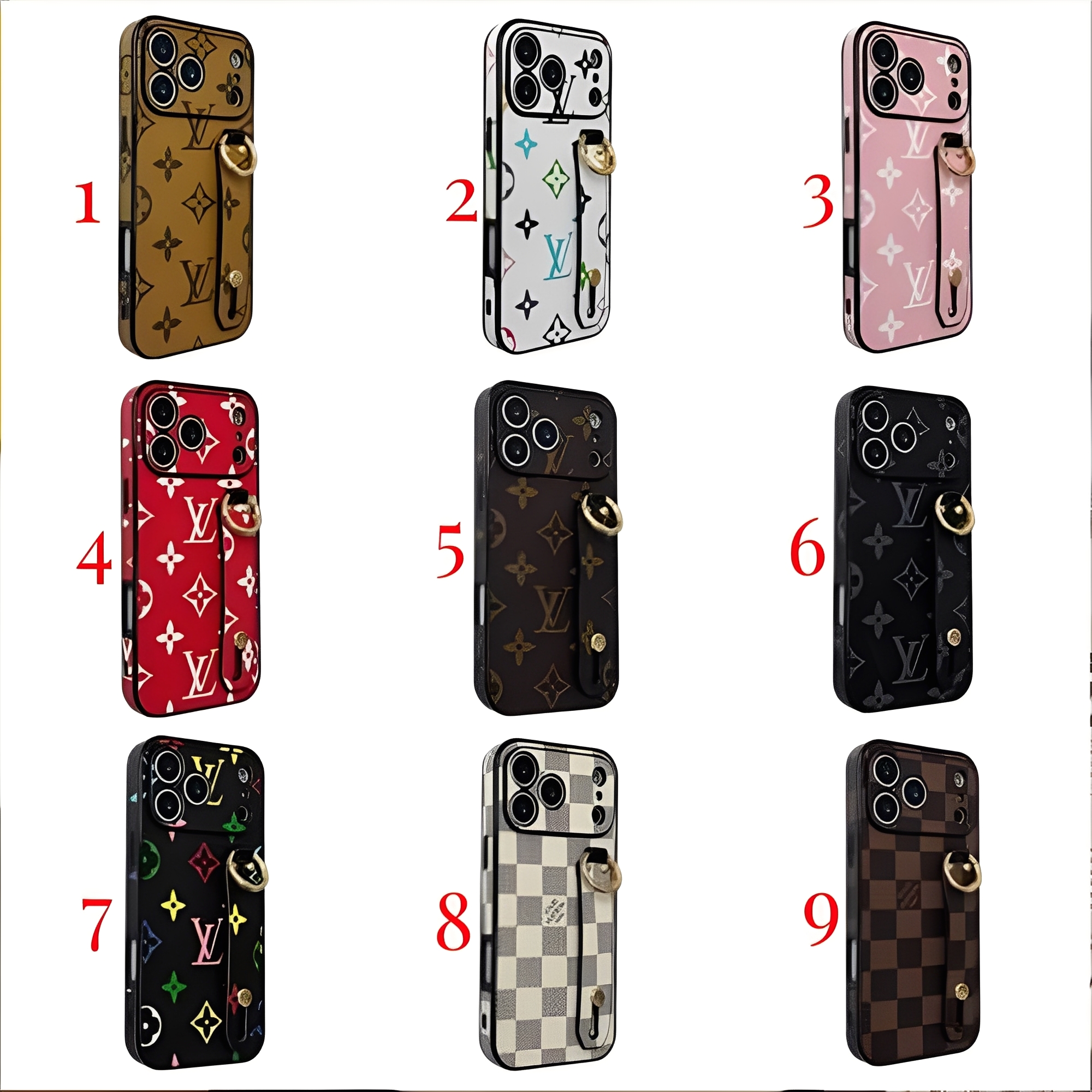 Louis Vuitton Leather Monogram iPhone Case With Holder
