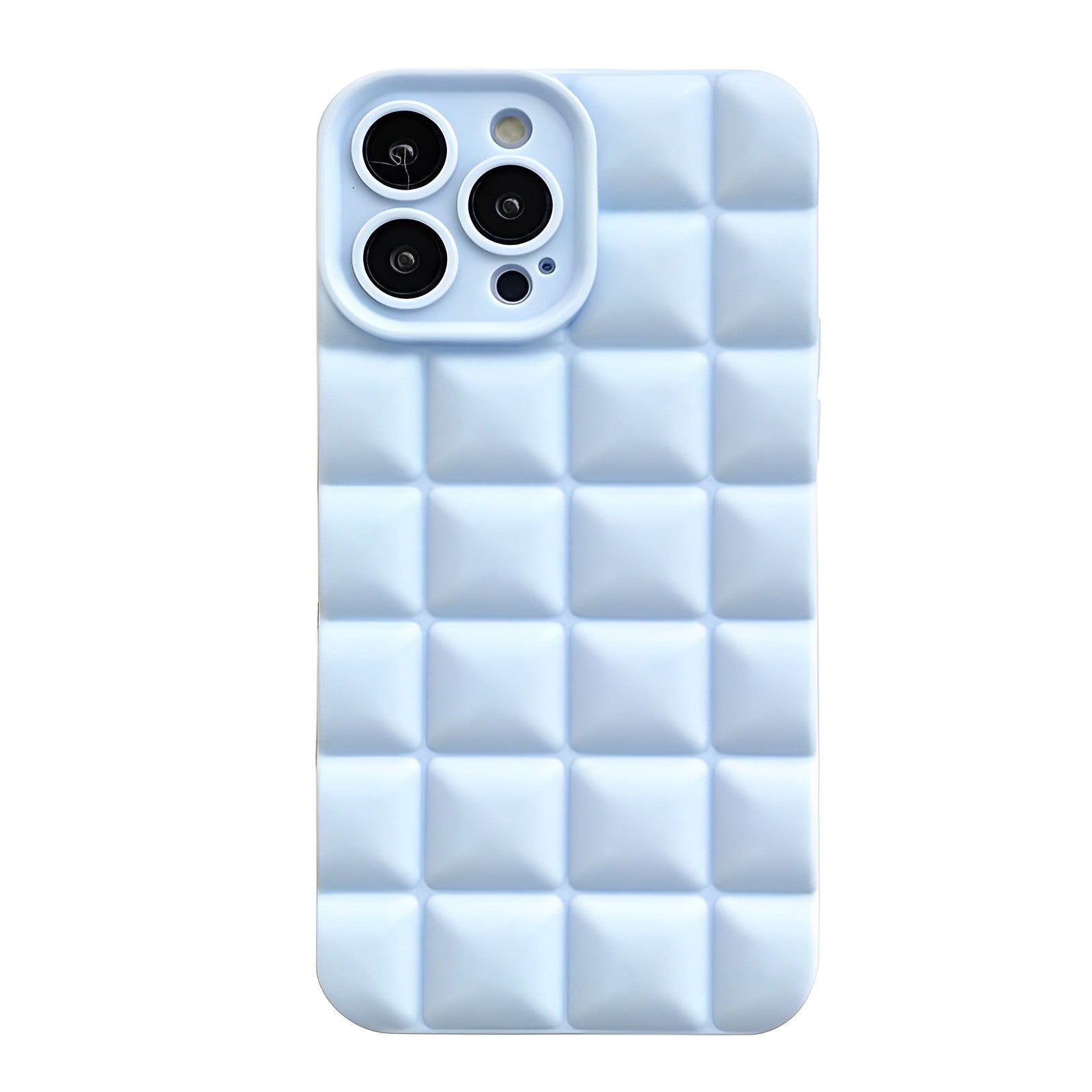 3D Woven Plaid iPhone Case-BELKCASE