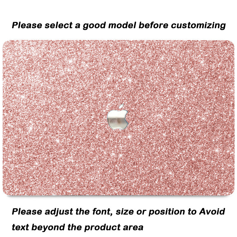 Rose Powder Macbook Case