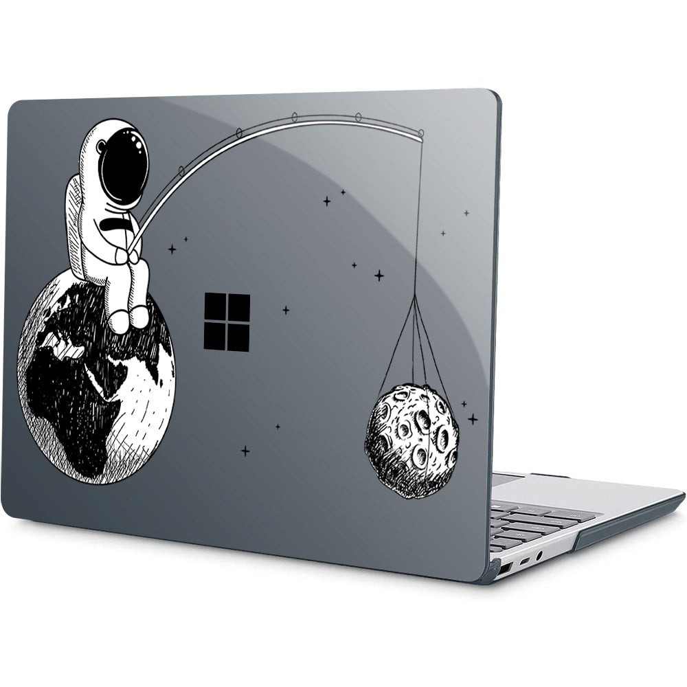 Moon Fishing Astronaut Microsoft Surface Laptop Case-BELKCASE