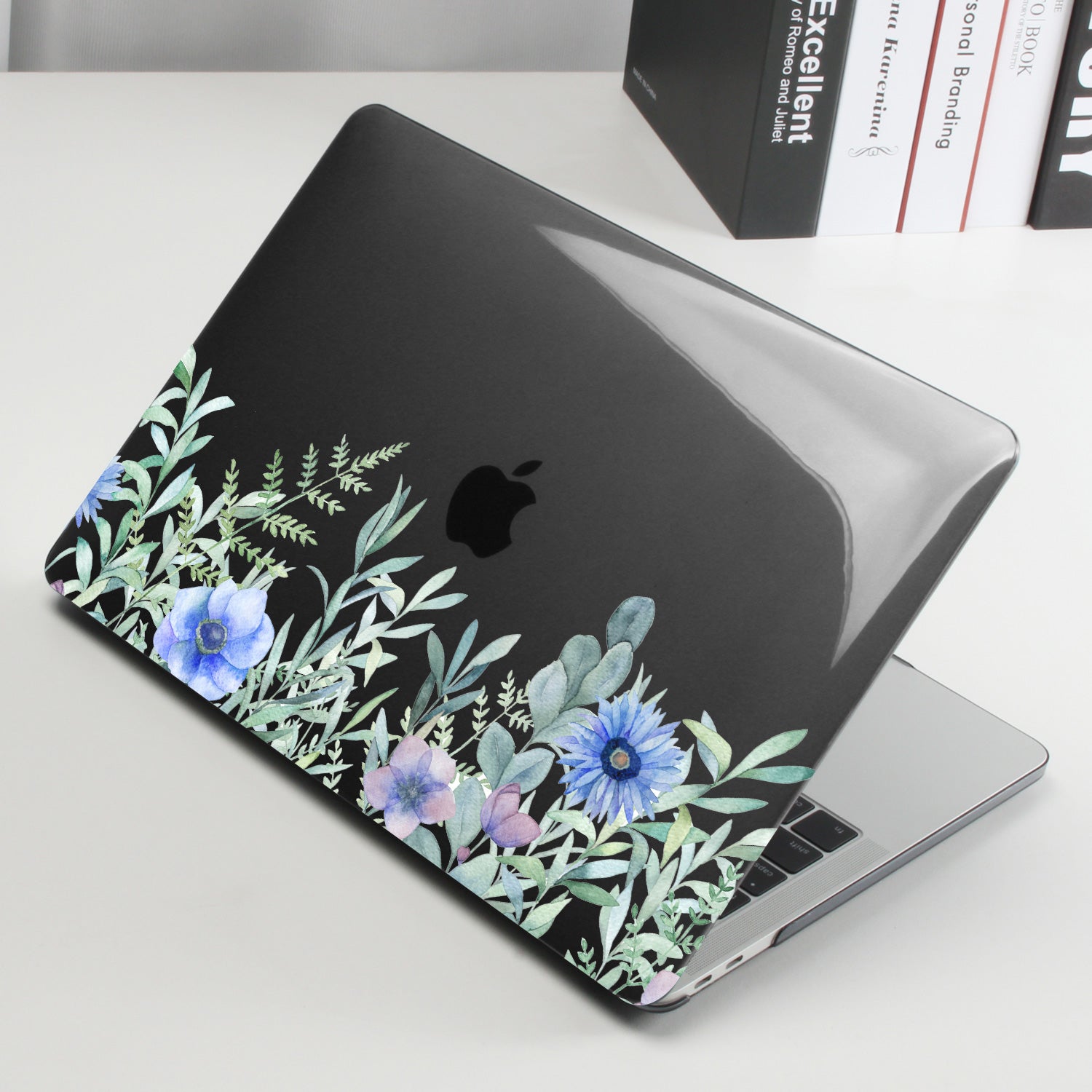 Blue Flower Blooming Macbook case-BELKCASE