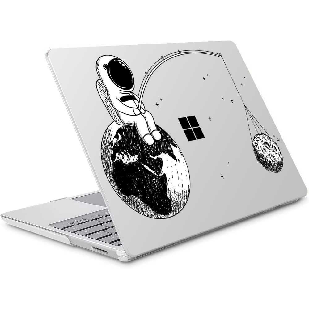 Moon Fishing Astronaut Microsoft Surface Laptop Case-BELKCASE