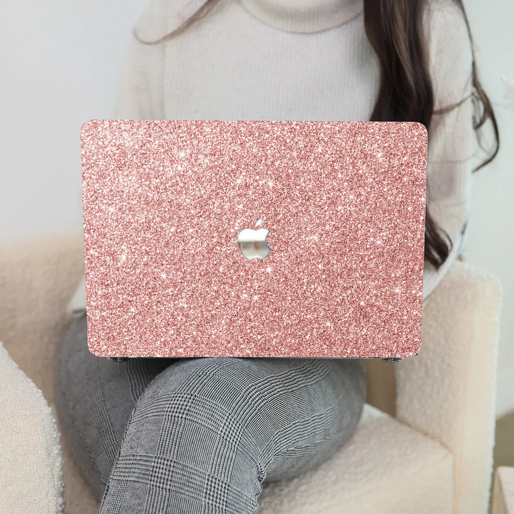 Rose Powder Macbook Case