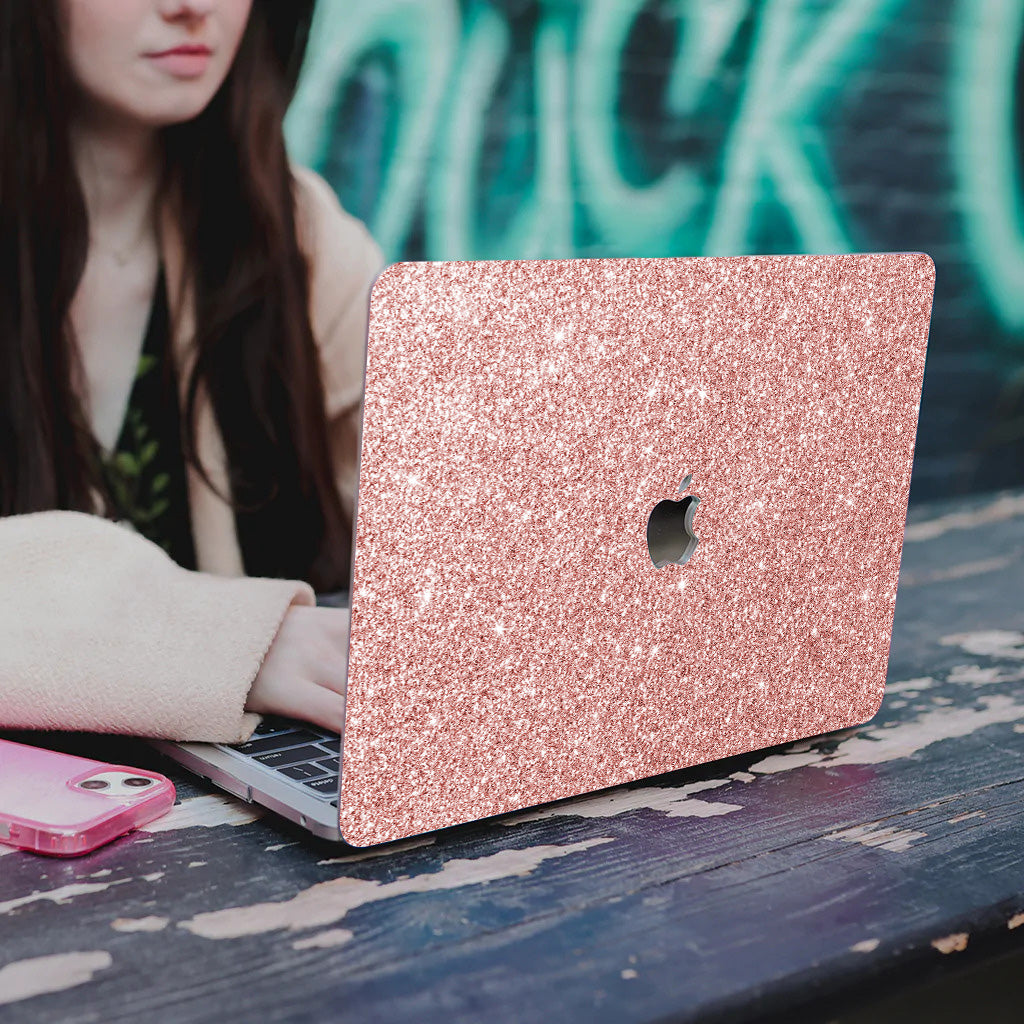 Rose Powder Macbook Case