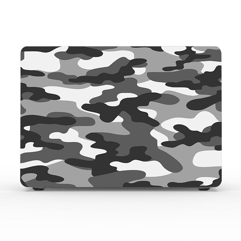 Gray Camouflage Macbook Case-BELKCASE
