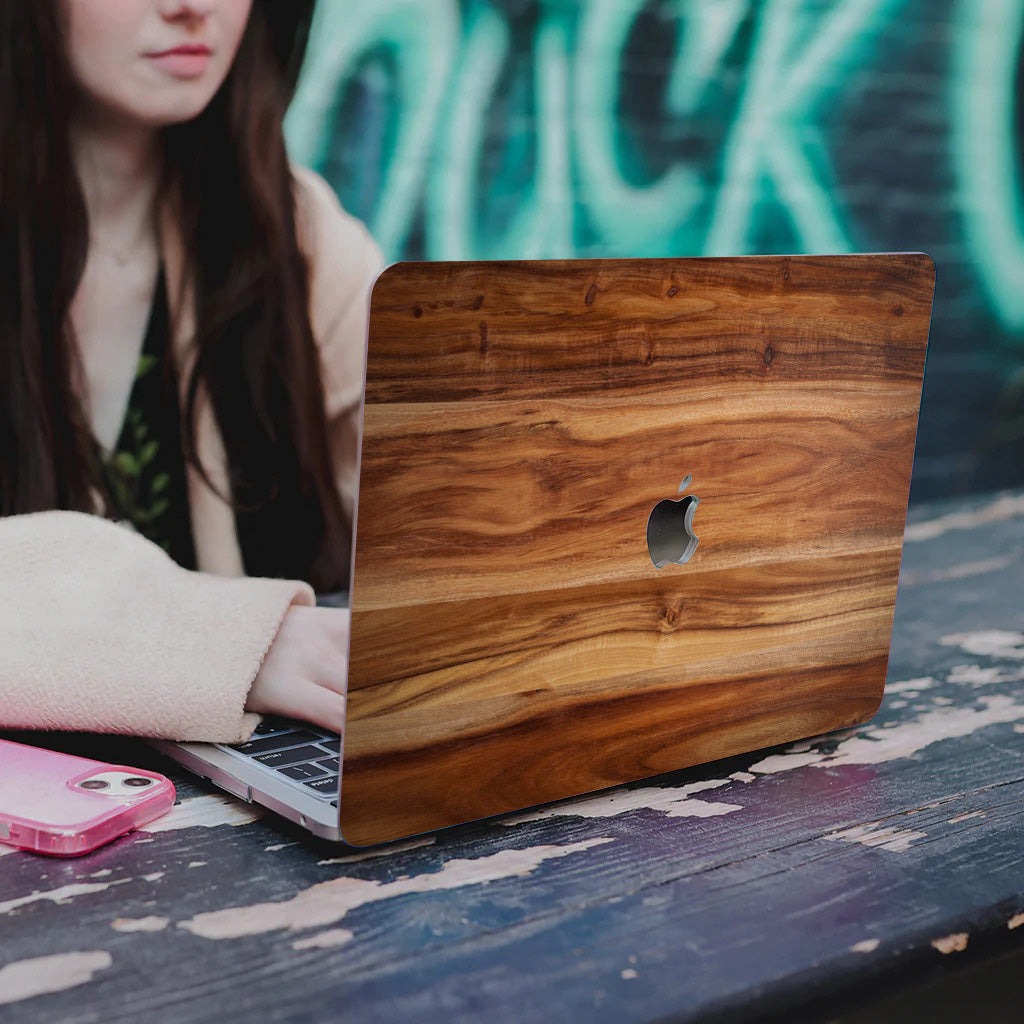 Acacia Wood Macbook Case-BELKCASE