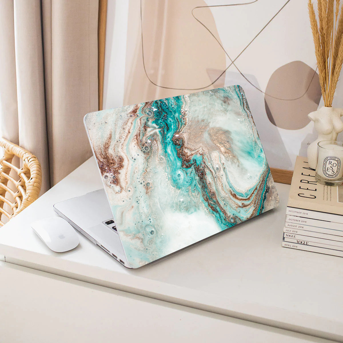 Pearl Emerald Macbook Case-BELKCASE