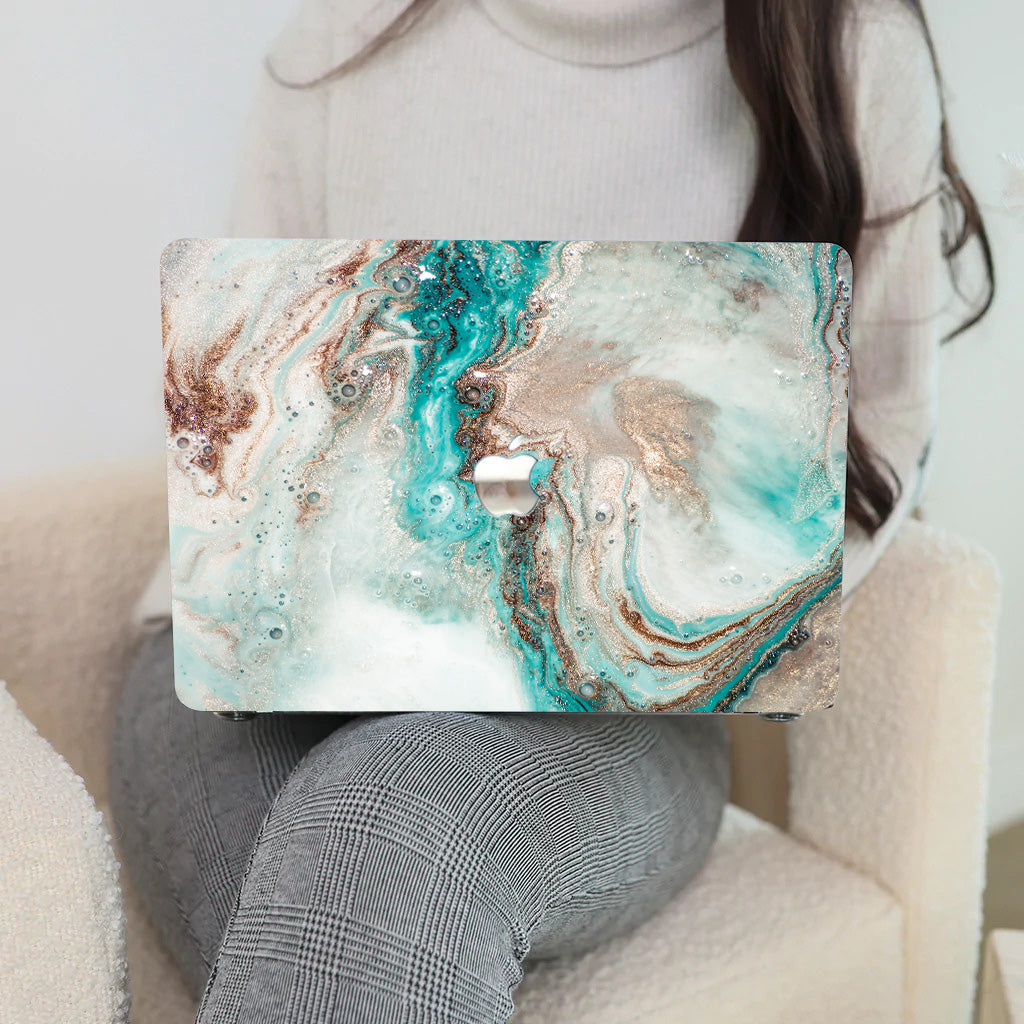 Pearl Emerald Macbook Case-BELKCASE