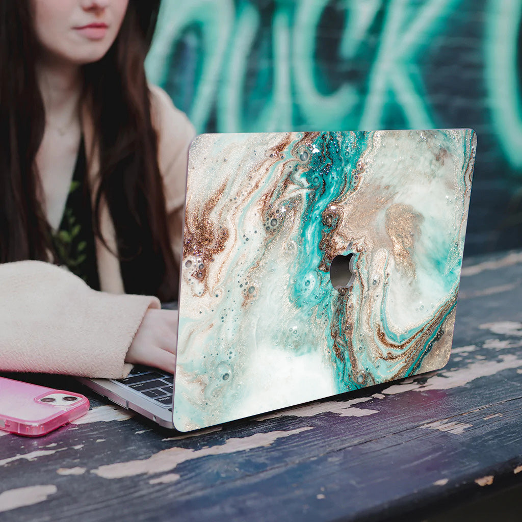 Pearl Emerald Macbook Case-BELKCASE