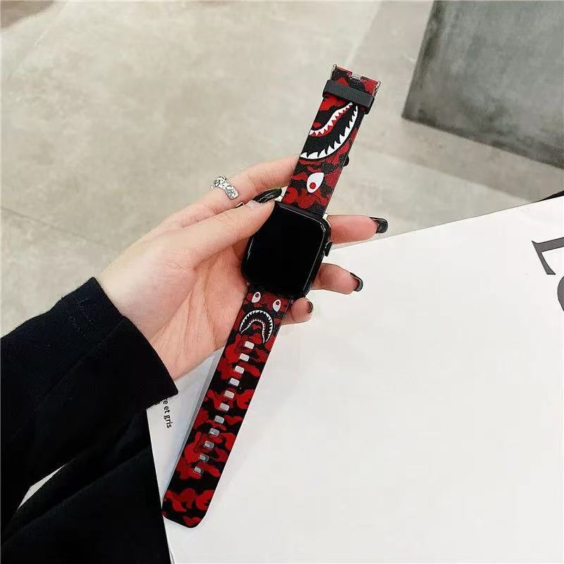 Fashion leather Ape Apple Watch Bands