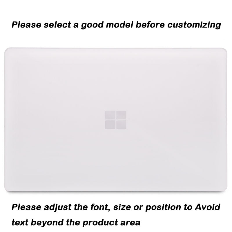 Matte Transparent White Microsoft Surface Laptop Case-BELKCASE