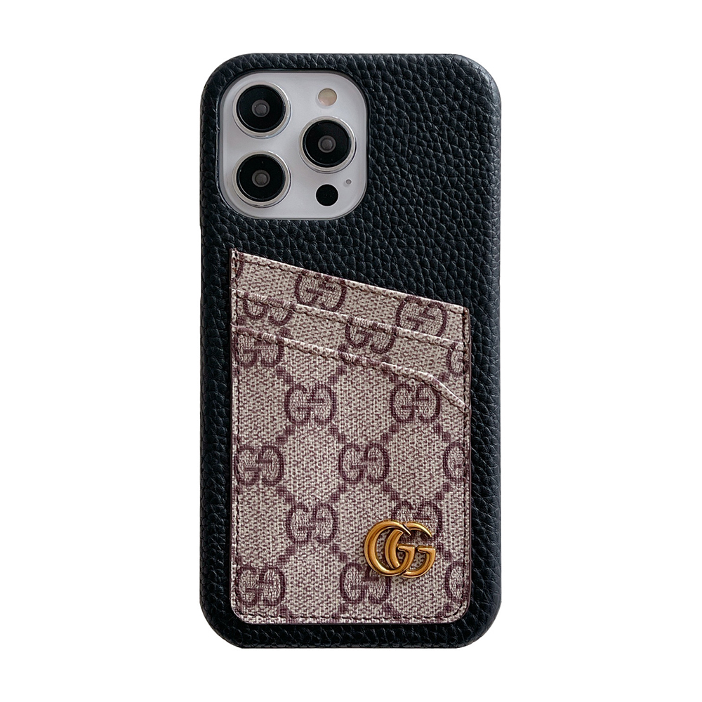 Luxury Leather iPhone Wallet Case