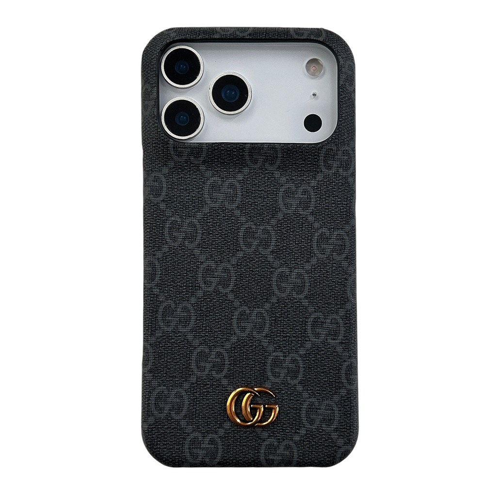Gucci Luxurious Leather iPhone Case