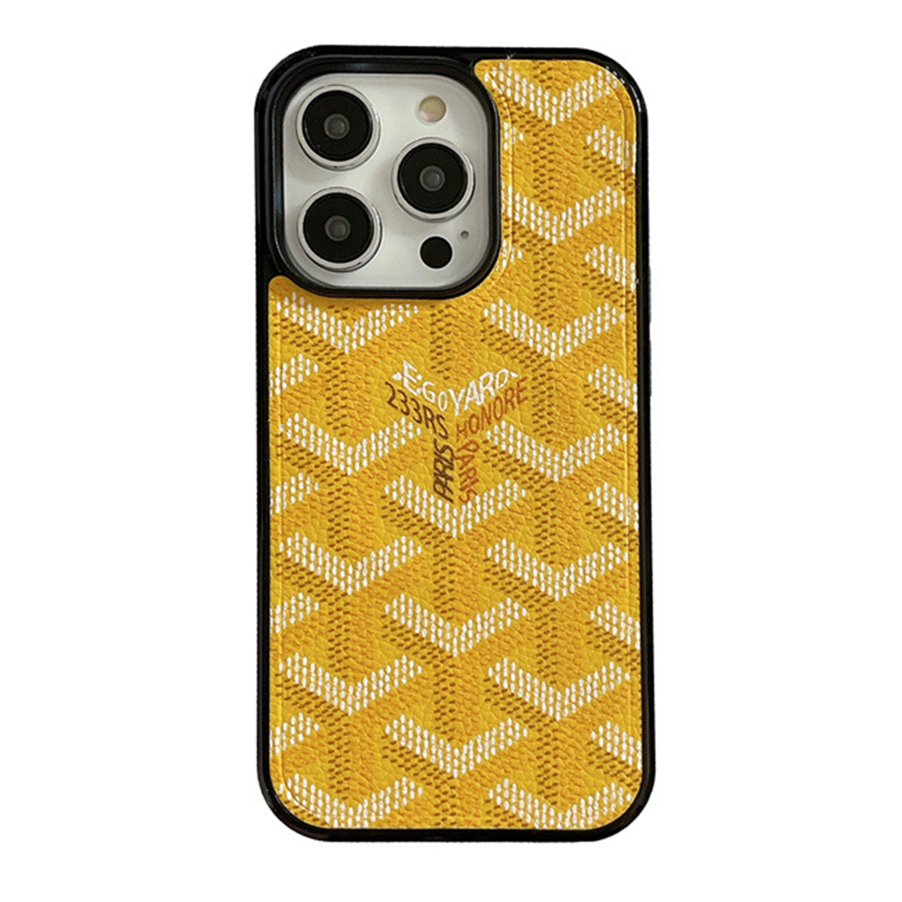 Vintage Leather GD iPhone Case-Silicone Black Edge