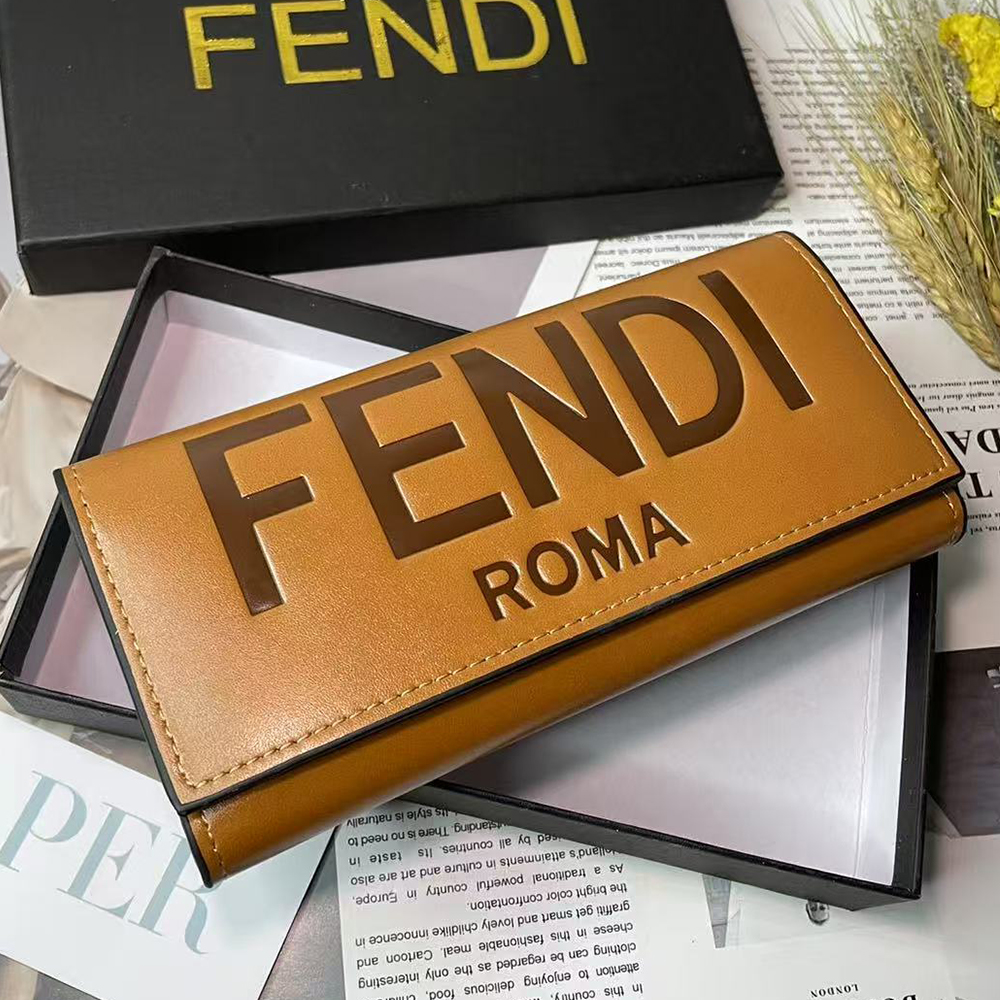 luxurious Leather Flap Wallet