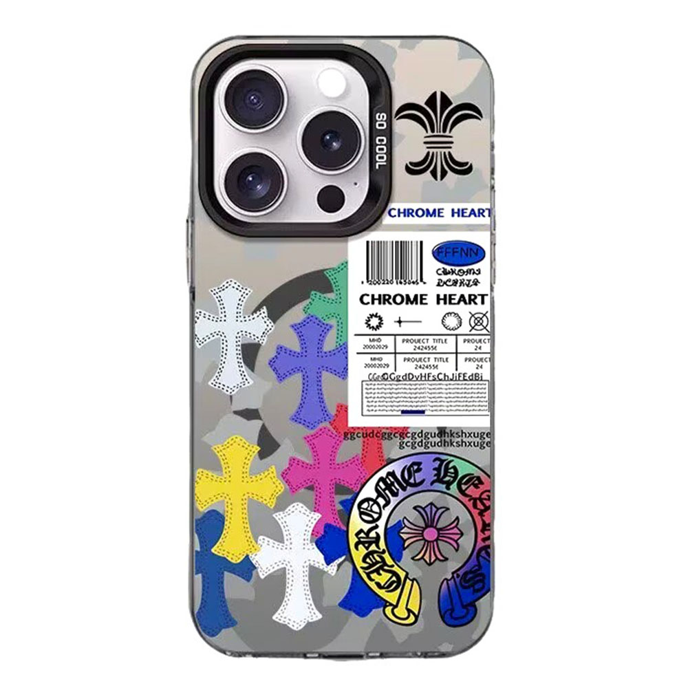 Chrome Hearts iPhone Case Electroplating lase 