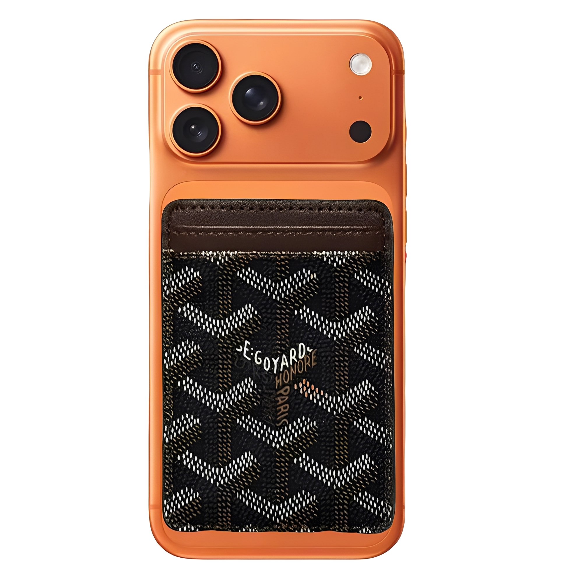 Goyard MagSafe Leather Wallet Card Holder