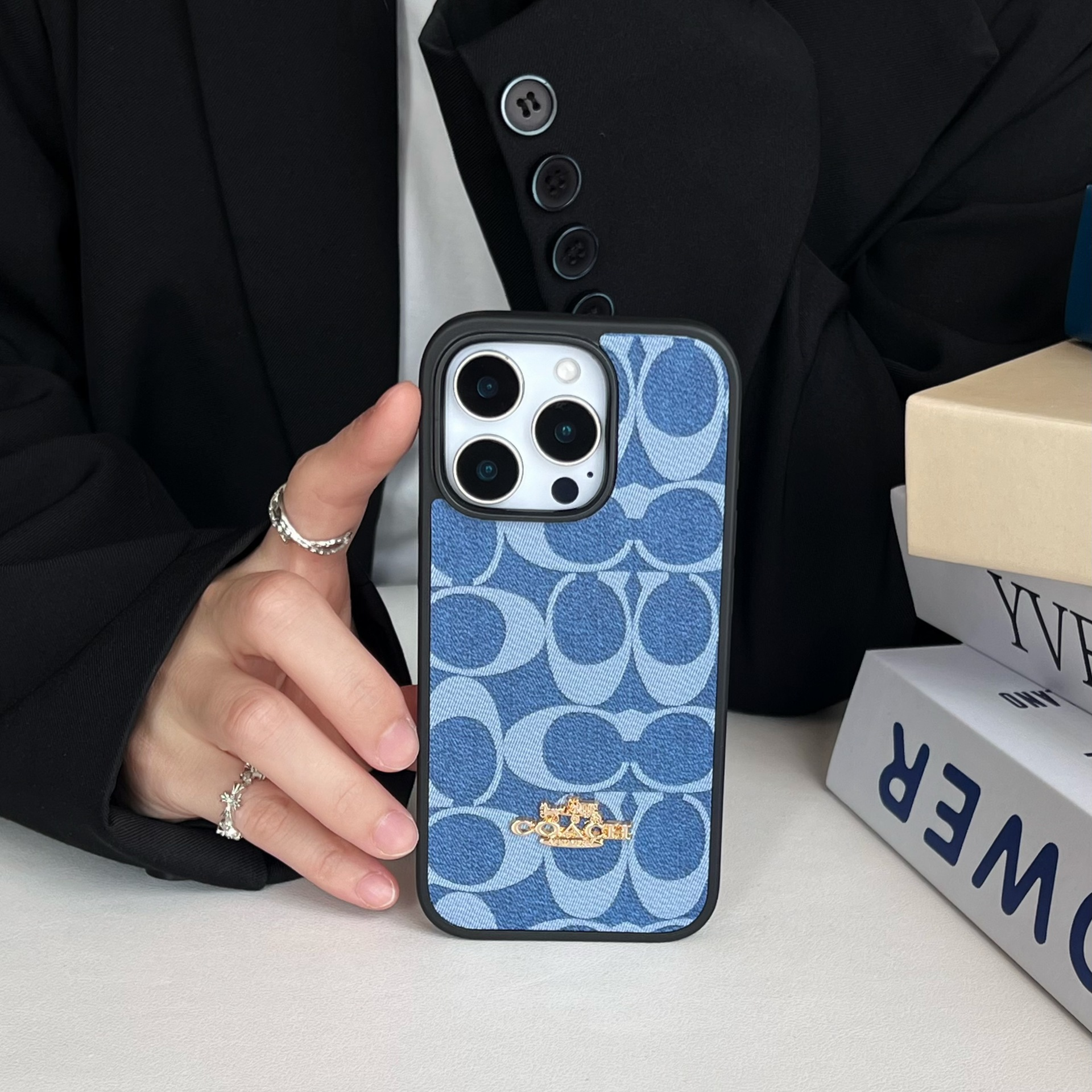 Coach Luxury Leather iPhone Case