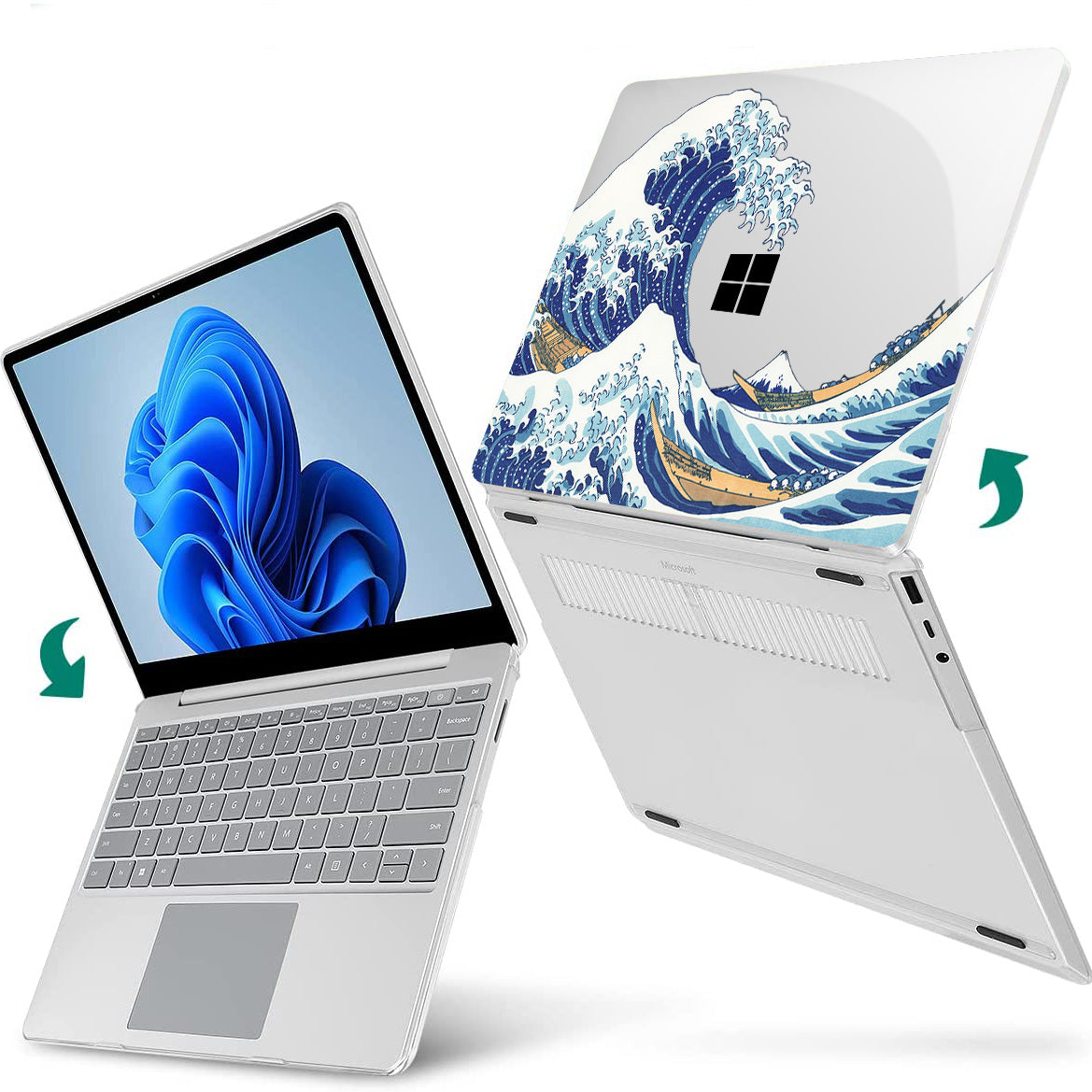 Sailing On The Waves Microsoft Surface Laptop Case-BELKCASE