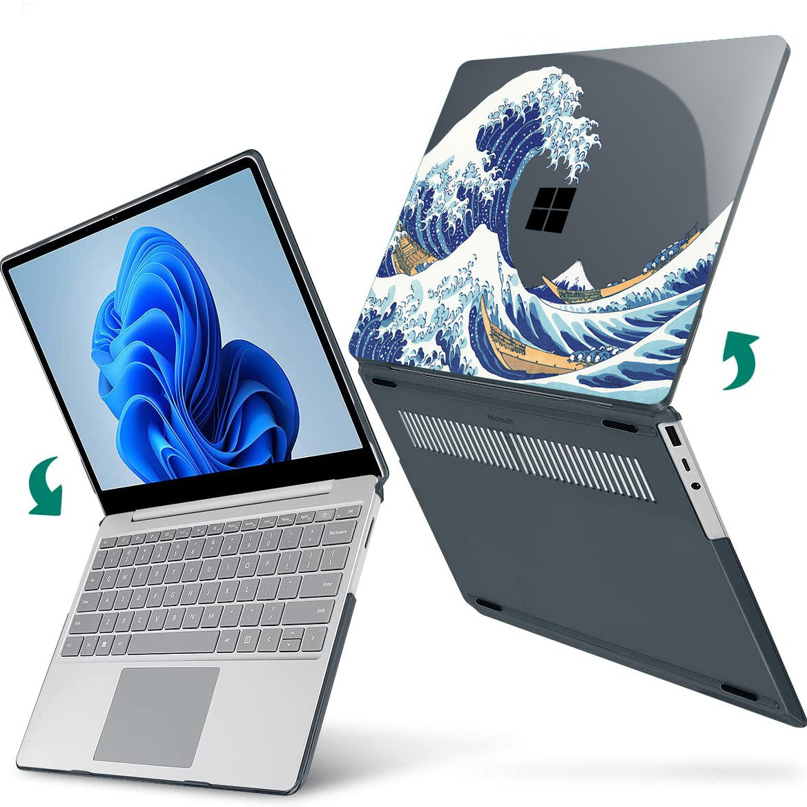 Sailing On The Waves Microsoft Surface Laptop Case-BELKCASE