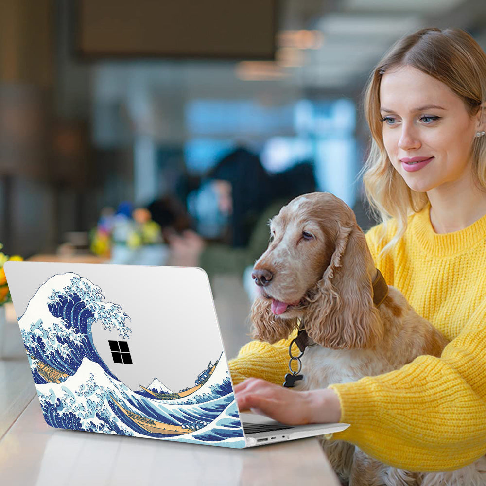 Sailing On The Waves Microsoft Surface Laptop Case-BELKCASE