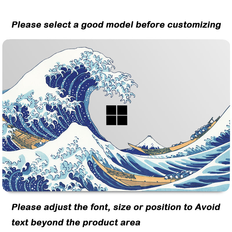 Sailing On The Waves Microsoft Surface Laptop Case-BELKCASE