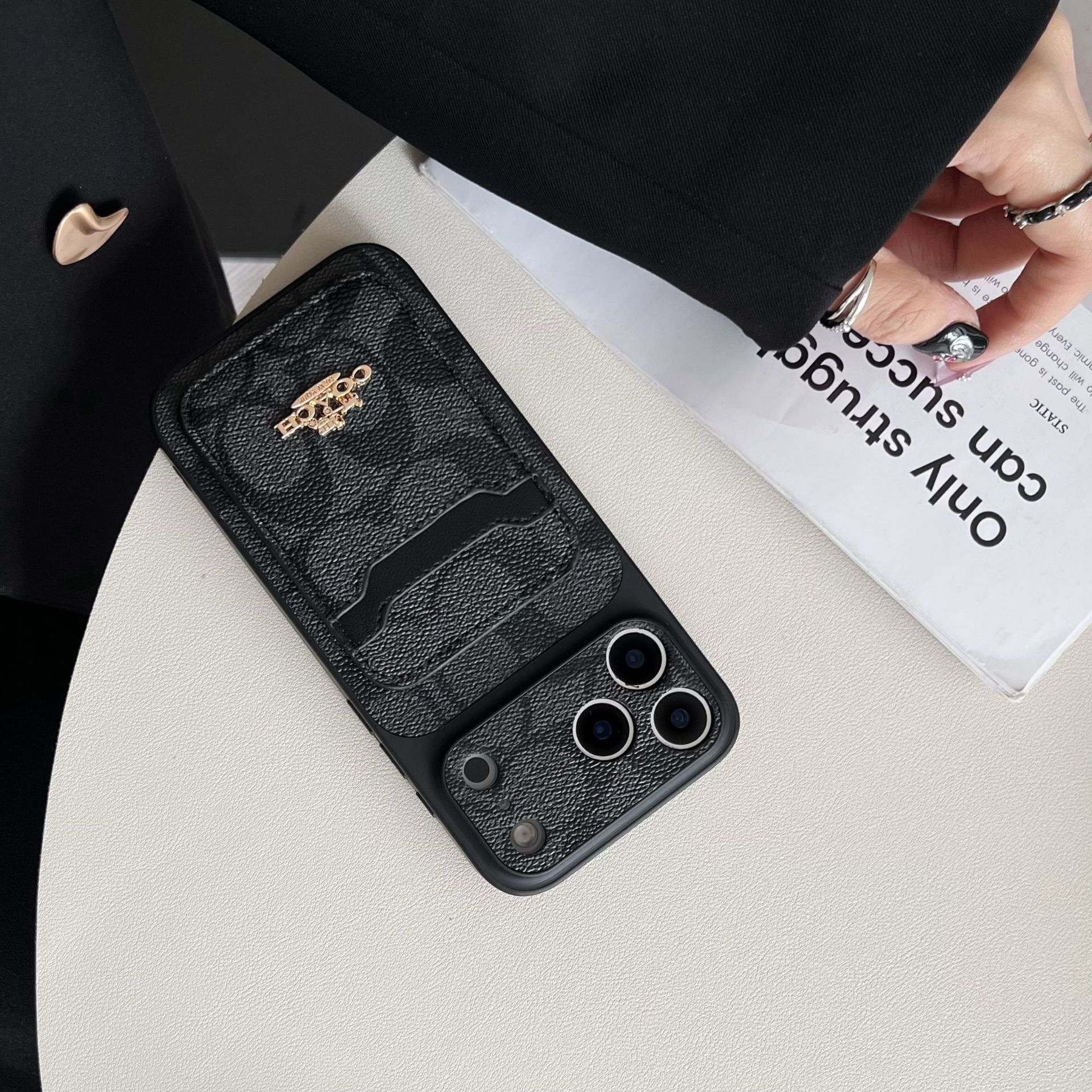 Coach Luxury Leather iPhone Case