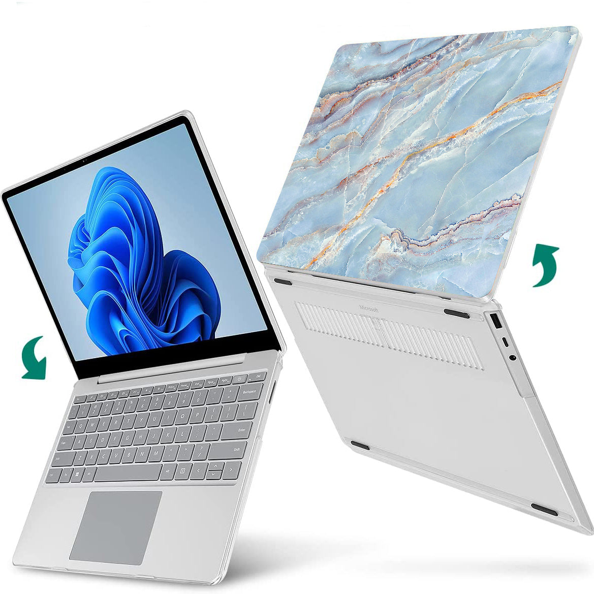 Love In Light Blue Microsoft Surface Laptop Case-BELKCASE