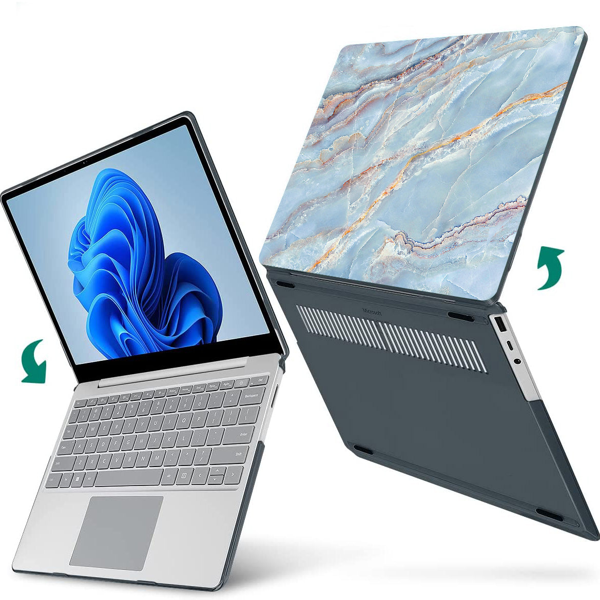 Love In Light Blue Microsoft Surface Laptop Case-BELKCASE