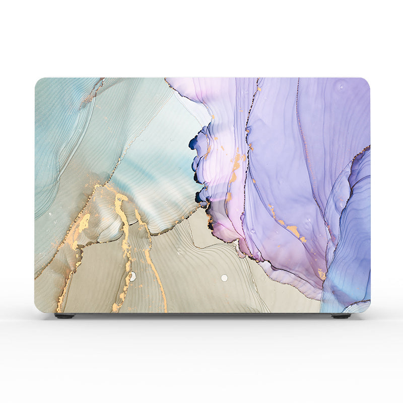 Purple Marble Macbook Case