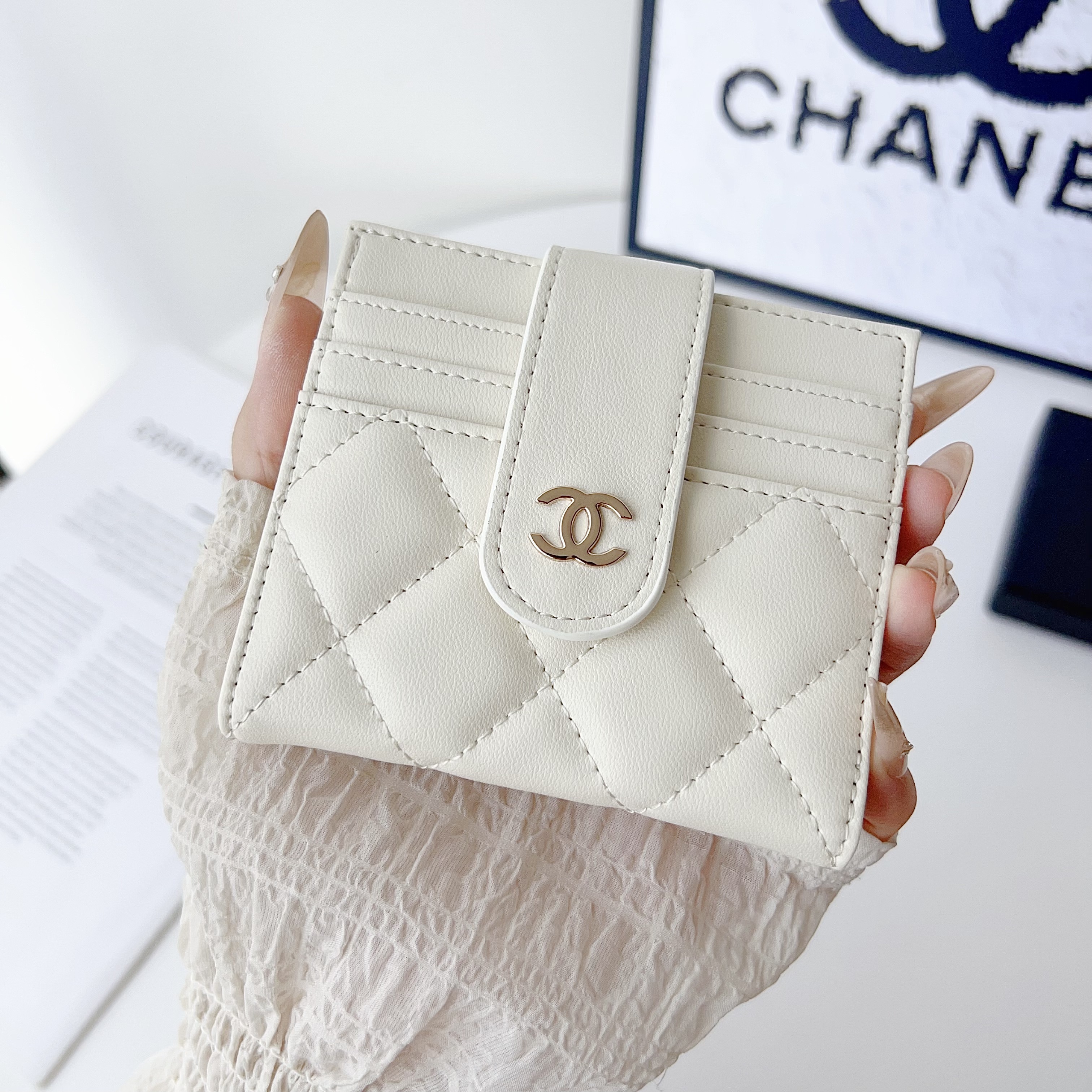 Chanel Classic Luxury Leather Slender Wallet