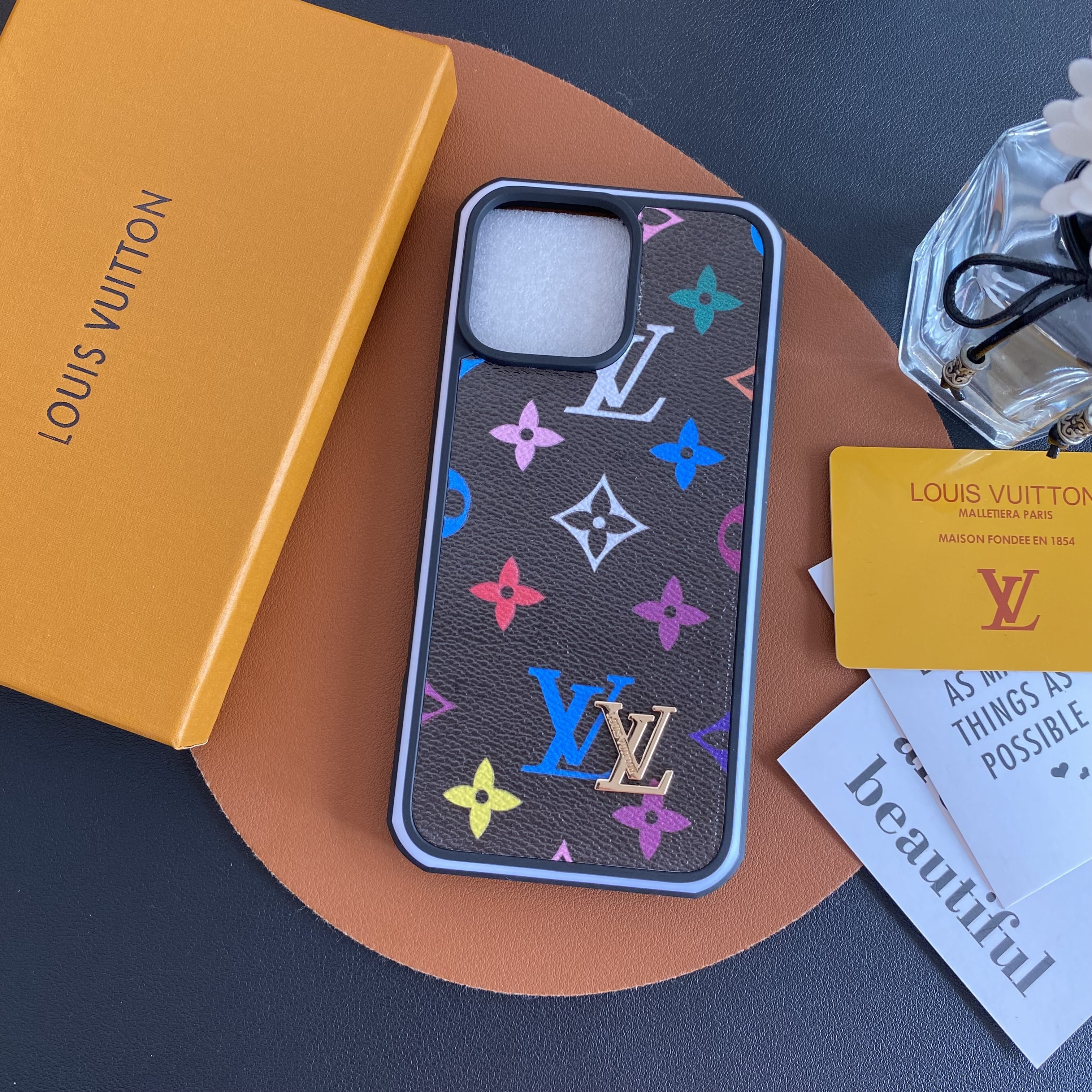 Louis Vuitton Leather iPhone Case