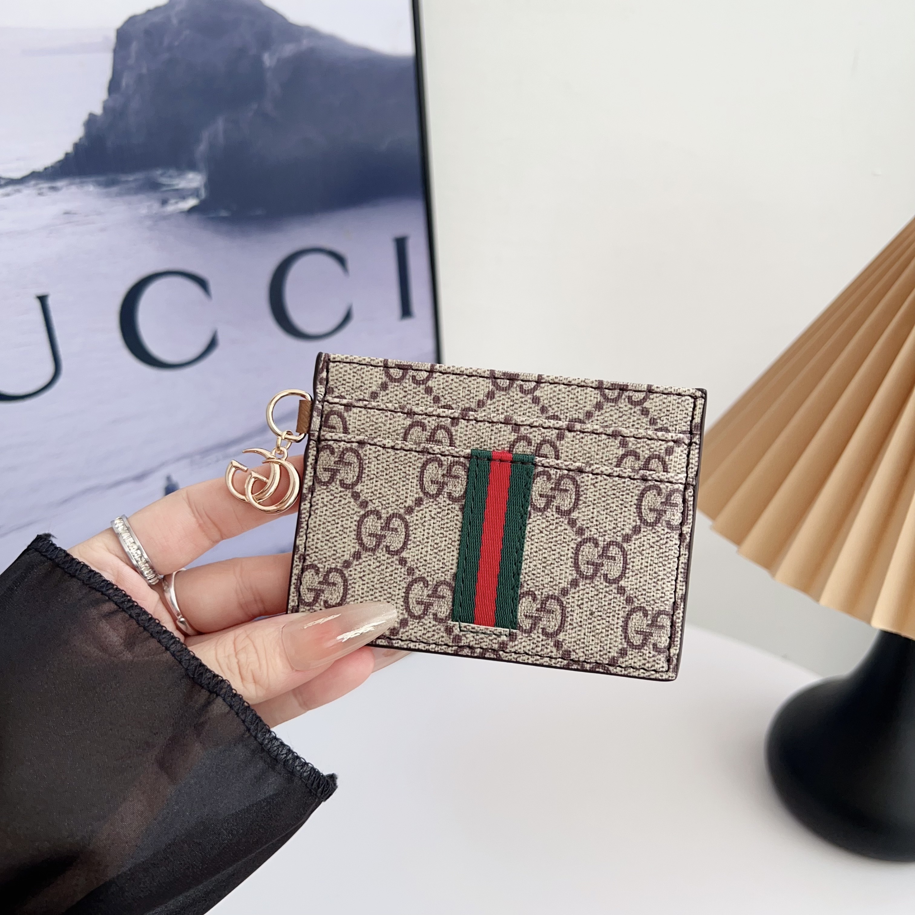 Gucci Leather Wallet Card Holder