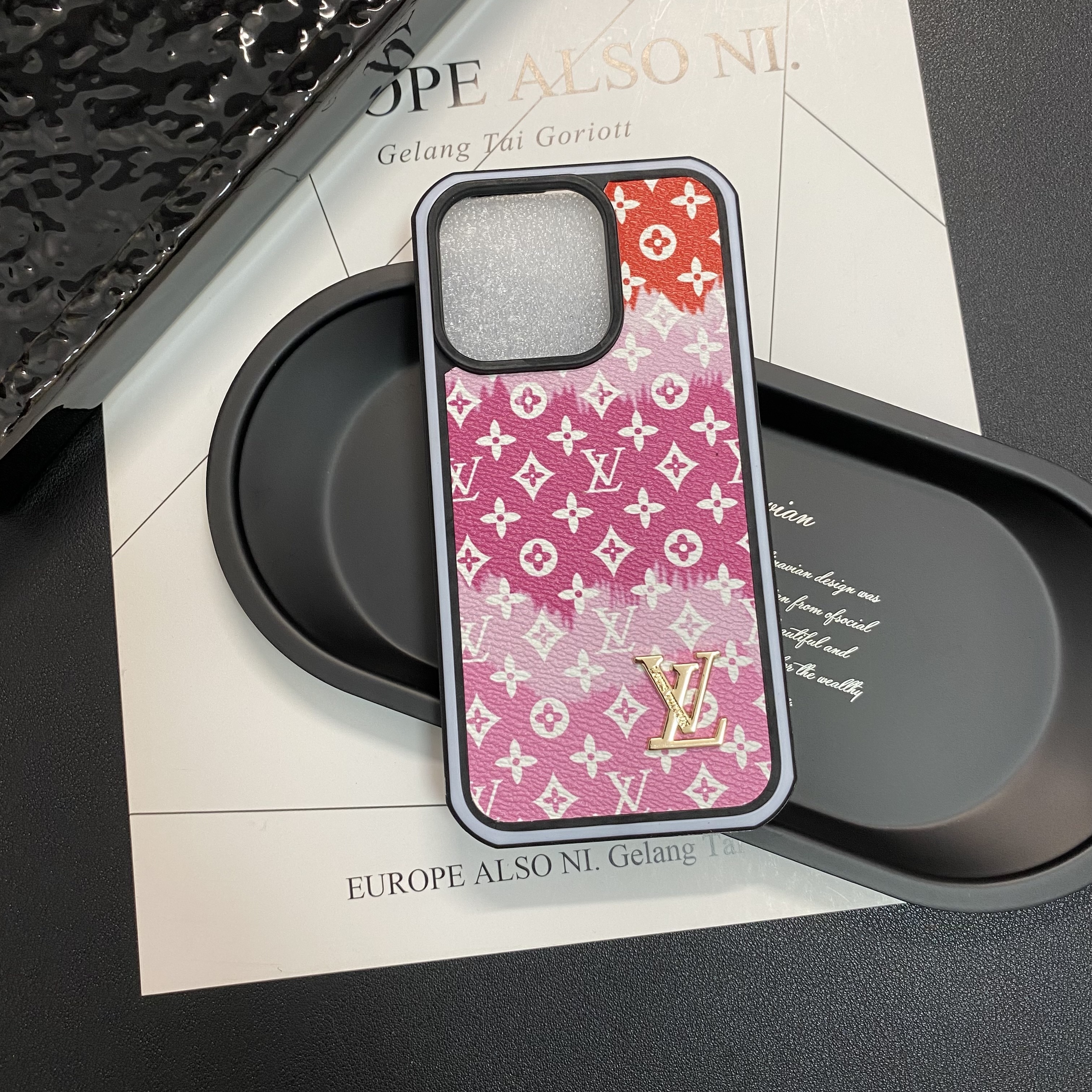 Louis Vuitton Monogram Leather iPhone Case-BELKCASE